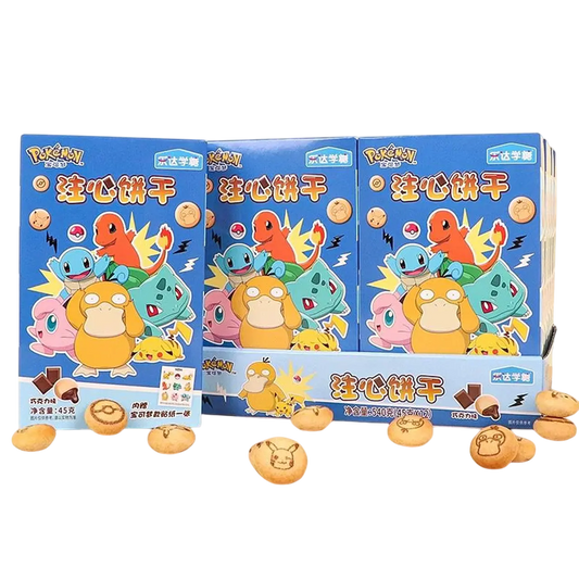 Galleta Pokemon Relleno Chocolate