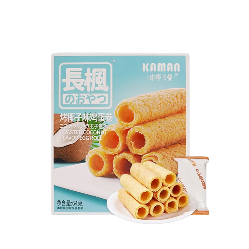 Rollito de Huevo Coco Tostado