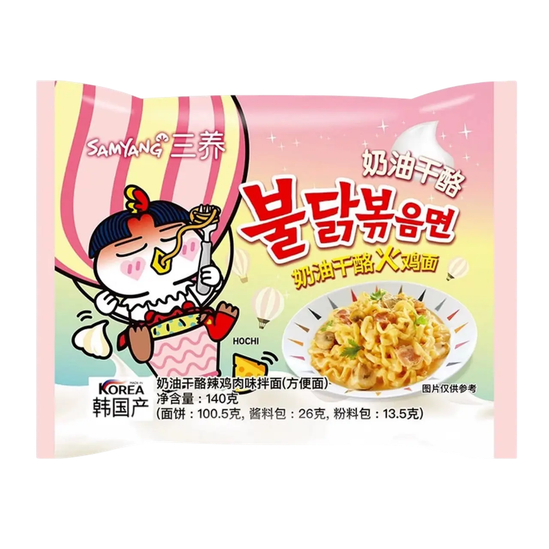 Ramen Buldak Queso con crema