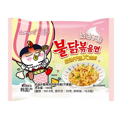 Ramen Buldak Queso con crema